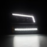 AlphaRex 03-06 Chevy Silverado 1500/2500HD/3500HD/Avalanche Alpha-Black NOVA LED Proj Headlights thumbnail 7