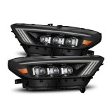 AlphaRex 15-17 Ford Mustang NOVA Series LED Projector Headlights Blk thumbnail 1