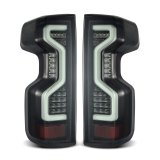 AlphaRex 19-23 Chevrolet Silverado 1500/2500HD/3500HD PRO-Series LED Tail Lights Jet Black thumbnail 1