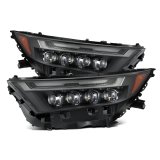 AlphaRex 19-23 Toyota RAV4 NOVA LED Projector Headlights Black thumbnail 1