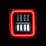AlphaRex 18-23 Jeep Wrangler JL NOVA Prismatic LED Taillights Alpha-Black thumbnail 5