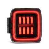 AlphaRex 18-23 Jeep Wrangler JL NOVA Prismatic LED Taillights Alpha-Black thumbnail 8