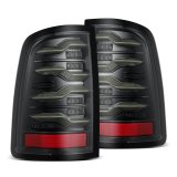 AlphaRex 09-18 Dodge Ram Luxx-Series LED Tail Lights Alpha-Black w/ Activation Light & Seq. Signal thumbnail 1