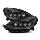 AlphaRex 17-22 Tesla Model 3/20-23 Model Y NOVA LED Proj Headlights Alpha-Blk w/Actv Lgt & Seq.Sig thumbnail 1
