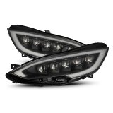 AlphaRex 12-21 Tesla Model S NOVA-Series LED Proj Headlights Blk w/Activtn Light & Seq.Sig / SB DRL thumbnail 1