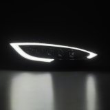 AlphaRex 12-21 Tesla Model S NOVA-Series LED Proj Headlights Blk w/Activtn Light & Seq.Sig / SB DRL thumbnail 4