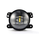 AlphaRex Universal Chrysler/Dodge/Hummer/Jeep DoubleTap Dual Color LED Proj Fog Lights - White/Amber thumbnail 4