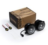 AlphaRex Universal Chrysler/Dodge/Hummer/Jeep DoubleTap Dual Color LED Proj Fog Lights - White/Amber thumbnail 6