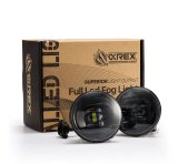 AlphaRex Universal Chevrolet/GMC/Pontiac DoubleTap Dual Color LED Projector Fog Lights - White/Amber thumbnail 1