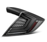 AlphaRex 16-21 Honda Civic Hatchback/ Type-R FK8 Nova-Series LED Tail Lights (Pair) - Alpha Black thumbnail 4