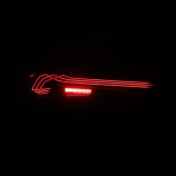 AlphaRex 20-24 Toyota Supra LUXX-Series Laser Style LED Tail Lights Black-Red thumbnail 3