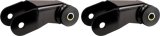 RockJock XJ Cherokee Boomerang Leaf Spring Shackles 5in w/ Urethane Bushings and Hardware thumbnail 2