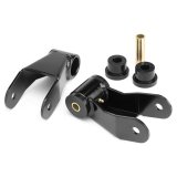 RockJock XJ Cherokee Boomerang Leaf Spring Shackles 5in w/ Urethane Bushings and Hardware thumbnail 3
