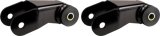 RockJock XJ Cherokee Boomerang Leaf Spring Shackles 5in w/ Urethane Bushings and Hardware thumbnail 5