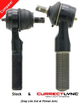 RockJock TJ/LJ/XJ/MJ Currectlync Steering System Bolt-On w/ 1 1/4in Dia. Tie Rod/Forged Drag Link thumbnail 2