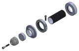 RockJock TJ/LJ/XJ/MJ ACOS Front Adjustable Coil Spring Spacers thumbnail 2