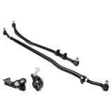RockJock JL/JT Currectlync Steering System Forged Drag Link 42mm Tie Rod Tube w/Stabilizer Brackets thumbnail 1