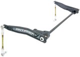 RockJock JK Antirock Sway Bar Kit Front Bolt-On Steel Frame Brackets Forged Arms thumbnail 1