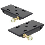 RockJock HD Leaf Spring Plates and Shock Mounts For Use w/ 2 1/2in Springs thumbnail 1