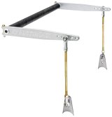 RockJock Antirock Sway Bar Kit Universal 50in x 1in Bar 18in Aluminum Arms thumbnail 1