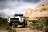 Body Armor 4x4 2014+ Toyota 4Runner HiLine Front Winch Bumper thumbnail 4