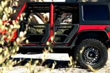 Body Armor 4x4 07-18 Jeep Wrangler JK Tube Doors Rear Pair thumbnail 3