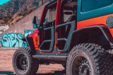 Body Armor 4x4 07-18 Jeep Wrangler JK Tube Doors Rear Pair thumbnail 4