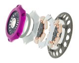 Exedy 2004-2014 Subaru Impreza WRX STI H4 Hyper Compe-D Twin Cerametallic Clutch Sprung Center Disc thumbnail 2