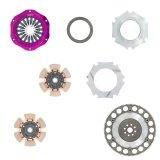 Exedy 2004-2014 Subaru Impreza WRX STI H4 Hyper Compe-D Twin Cerametallic Clutch Sprung Center Disc thumbnail 5