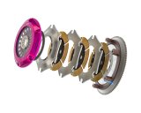 Exedy 2008-2015 Mitsubishi Lancer Evolution GSR L4 Hyper Triple Cerametallic Clutch Rigid Disc thumbnail 4