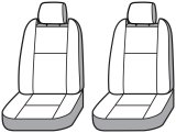 Covercraft 19-24 Dodge RAM 2500 Carhartt PrecisionFit Custom Front Row Seat Covers - Gravel thumbnail 2