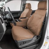 Covercraft 09-14 Ford F150 Polycotton SeatSaver Custom Front Row Seat Covers - Tan thumbnail 3