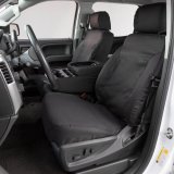 Covercraft 22-23 GMC Hummer Polycotton SeatSaver Custom Front Row Seat Covers - Charcoal thumbnail 7