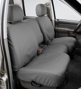 Covercraft 22-23 GMC Hummer Polycotton SeatSaver Custom Front Row Seat Covers - Grey thumbnail 2