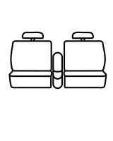 Covercraft 17-18 Ford F-250 Polycotton SeatSaver Custom Front Row Seat Covers - Charcoal thumbnail 3