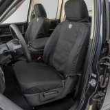 Covercraft 19-24 Chevrolet Silverado Carhartt Super Dux SeatSaver Front Row Seat Covers - Blk thumbnail 2