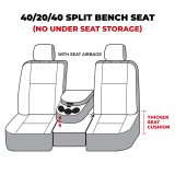Covercraft 13-16 Dodge RAM Carhartt SeatSaver Custom Front Row Seat Covers - Gravel thumbnail 7