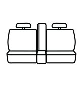 Covercraft 15-20 Ford F150 Carhartt PrecisionFit Custom Front Row Seat Covers - Gravel thumbnail 1