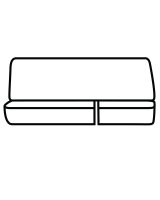 Covercraft 1997-99 Ford F150 Polycotton SeatSaver Custom Second Row Seat Covers - Grey thumbnail 1