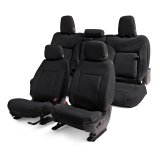 Covercraft 20-24 Toyota Highlander Leatherette PrecisionFit Custom Front Row Seat Covers - Black thumbnail 5