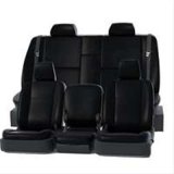 Covercraft 14-18 Chevrolet Silverado/GMC Leatherette PrecisionFit Second Row Seat Covers - Blk thumbnail 1