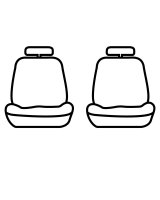Covercraft 18-24 Honda Odyssey Endura PrecisionFit Custom Second Row Seat Covers - Charcoal/Charcoal thumbnail 2
