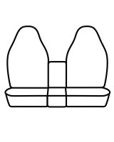 Covercraft 1994-97 Ford F Polycotton SeatSaver Custom Front Row Seat Covers - Charcoal thumbnail 2