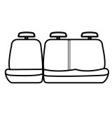 Covercraft 19-24 Ford F-250 Polycotton SeatSaver Custom Second Row Seat Covers - Misty Grey thumbnail 1