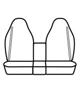 Covercraft 1998-02 Dodge Ram Carhartt SeatSaver Custom Front Row Seat Covers - Brown thumbnail 4