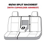 Covercraft 21-23 Chevrolet Tahoe Carhartt SeatSaver Custom Second Row Seat Covers - Brown thumbnail 1