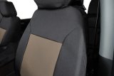 Covercraft 14-18 Chevrolet Silverado/GMC Endura PrecisionFit Second Row Seat Covers - Tan/Blk thumbnail 3