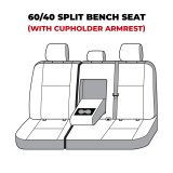Covercraft Endura Waterproof Polyester SeatSaver Custom Second Row Seat Covers thumbnail 1