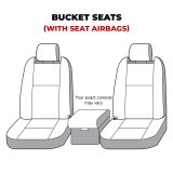 Covercraft Endura Waterproof Polyester SeatSaver Custom Front Row Seat Covers thumbnail 1