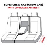 Covercraft Endura Waterproof Polyester SeatSaver Custom Second Row Seat Covers thumbnail 1
